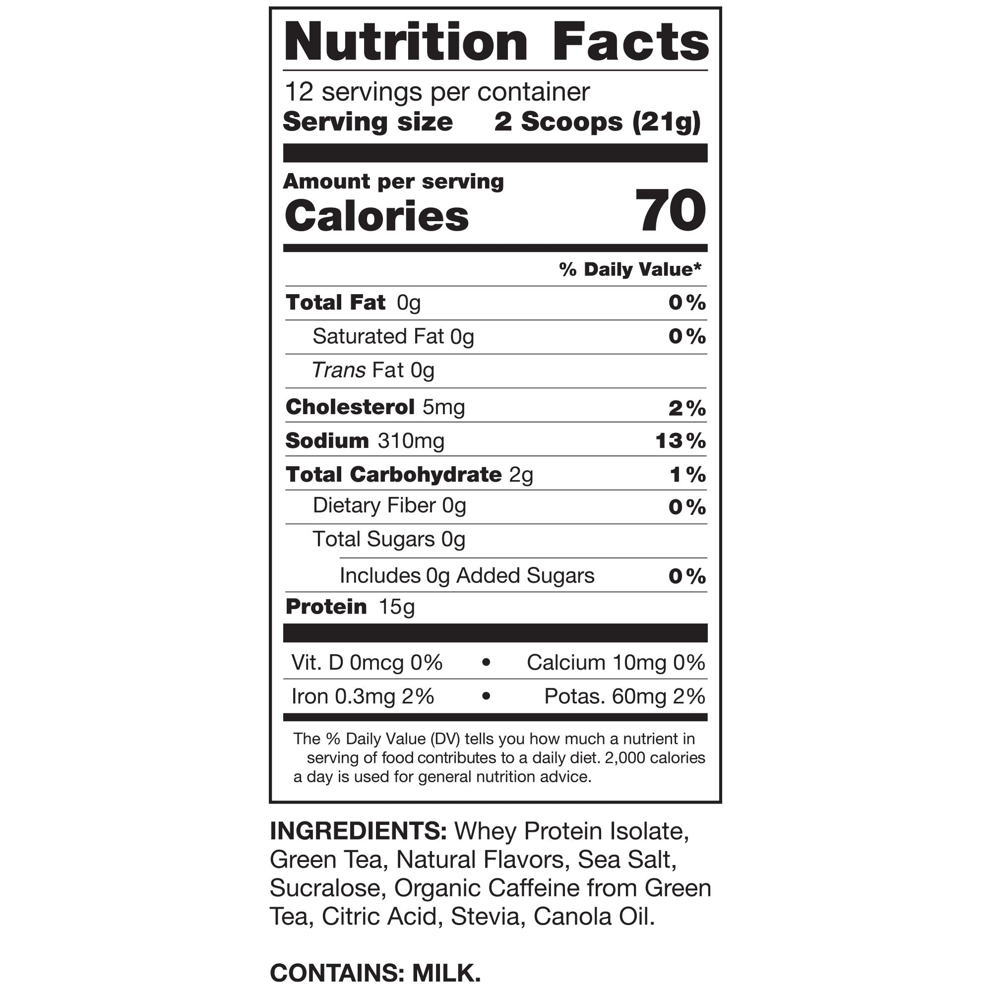 Chike Pineapple Margarita Protein Iced Tea with 100mg Caffeine, 12 Servings