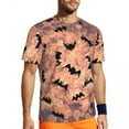 thumbnail image 2 of T Shirt For Men Abstract Bats Men Spots Print Basic Running Quick Dry Summer Harajuku Tees Design Ov, 2 of 7