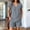 *Gray, variant on Women's Linen Blend V Neck Short Sleeve Top and High Waisted Shorts Set ,Casual Summer Two Piece Outfit Pink,Women's Plus XXL