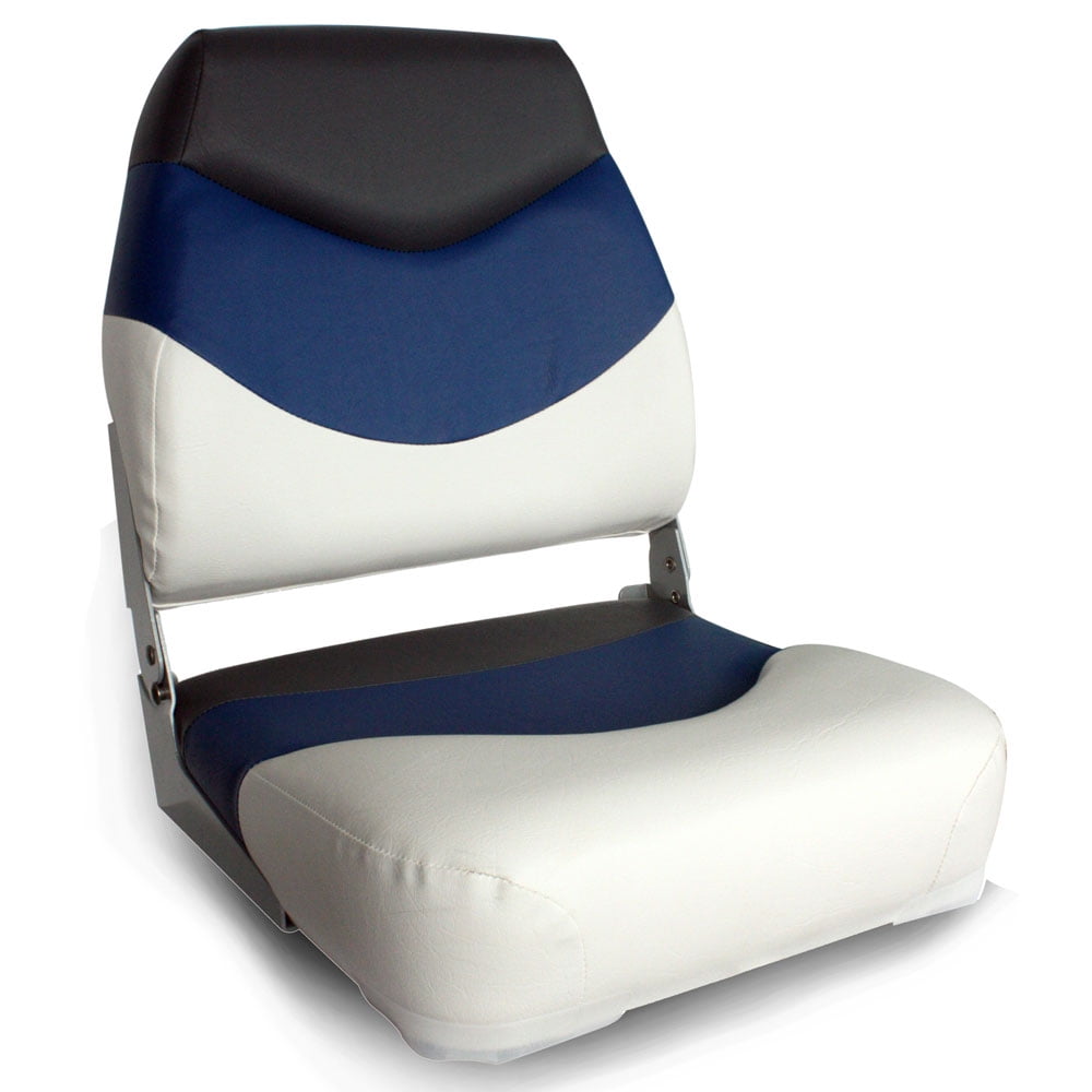 Leader Accessories New High Back Folding Boat Seat