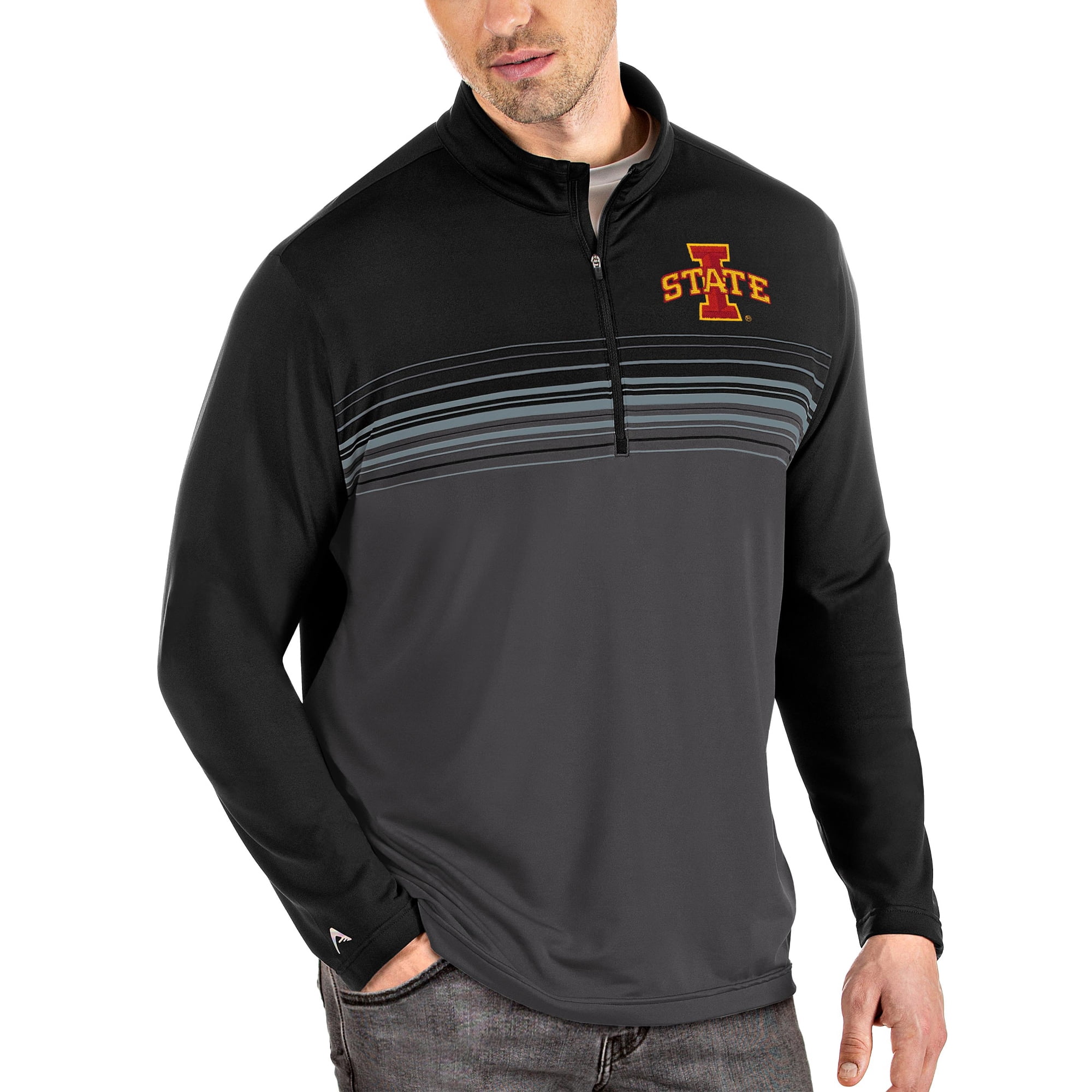 Men's Antigua Black/Gray Iowa State 
