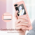thumbnail image 3 of Compatible with Samsung Galaxy Z Flip 6 Case with Hinge Protection, Slim Hard PC Cute Women Men Retractable Anti-Scratch Shockproof Cover Case for Samsung Galaxy Z Flip6. QLD-Green, 3 of 10