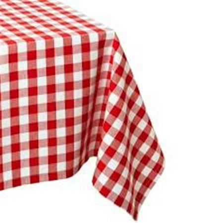 

Red/White Checkers Tablecloth 60X104 inch