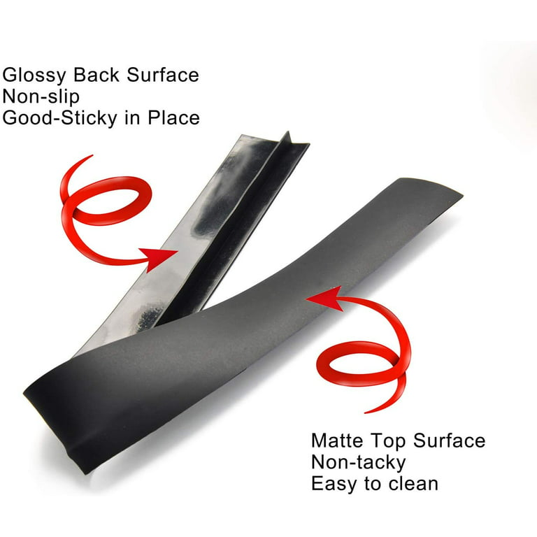 LNKOO Silicone Stove Gap Covers (2 Pack), Heat Resistant Oven Gap Filler  Seals Gaps Between Stovetop and Counter, Easy to Clean (21 Inches, Black) 