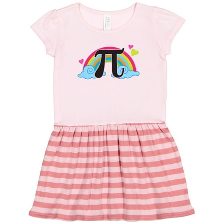

Inktastic Pi Day Math Party Rainbow Gift Toddler Girl Dress