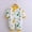 White, variant on YHAJDS Unisex Newborn Baby Romper Long Sleeve Round Neck Button Print Cotton Jumpsuit Infants Bodysuit Clothes
