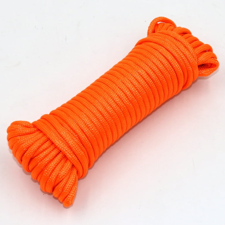 Hyper Tough 550 Utility Paracord Rope Orange 5 32 inch x 50 feet