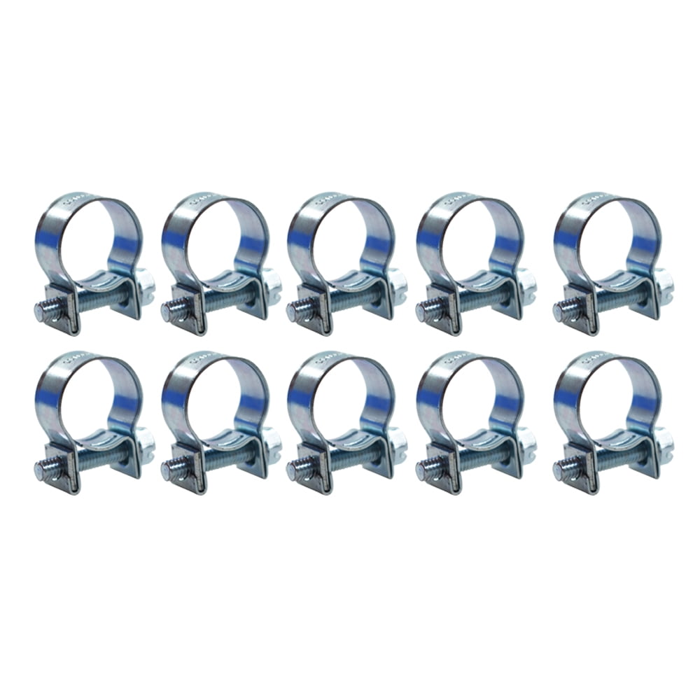 Color Blue Clamp-Aid Marine Fuel Hose Clamp Safety Caps for 5/16 Wide Bands Package of 20