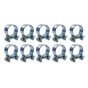 findmall New 5/16"（13mm-15mm）FUEL INJECTION HOSE CLAMP / AUTO Fuel clamps 10Pcs