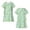 Light Green, variant on Gowns for Women Sleepwear Print Soft Long Sleeve Dress Plus Size Womens Clothing,Light Green,S