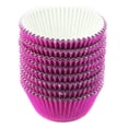 thumbnail image 3 of Fundas metálicas para cupcakes con lámina morada, fundas de papel para magdalenas para hornear, 198 Uds. Xemadio SNFLD1347, 3 of 6