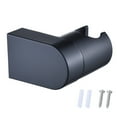 thumbnail image 6 of ZHIMAO Shower Head Holder Wall Mount Shower Head Holder Adjustable Slider Bracket Black ABS Shower Fixed Seat Bathroom Accessories, 6 of 8