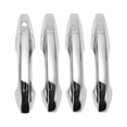 thumbnail image 1 of Recubrimiento del mango de la puerta del automóvil Unique Bargains para Honda CR-V CRV 2007-2011, cubierta del mango de la puerta lateral, duradera, 4 piezas, tono plateado, 1 of 1