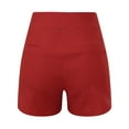 thumbnail image 2 of Vedolay Shorts Short for Womens Soft Knit Shorts with Pockets,Red XL, 2 of 5
