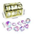 thumbnail image 3 of Colorful Acrylic Gemstones for Fake Crystal Treasure Gems with Treasure Chest for Great for Pool Decoration and Gemstone Fun, 3 of 6