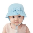 thumbnail image 2 of Moocorvic Toddler Bucket Hats Cute Print Baby Sun Hat Wide Brim Summer Outdoor Hat with Chin Strap, 2 of 3