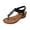 Black, variant on Women's Sandals 2026 Rhinestone Dressy Casual Summer Flat Flip Flops Comfortable Sandals Elegant Casual Beach Shoes Silver 8.5 Wide
