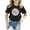 Black, variant on Hienoo Toddler Girls Mother's Day T-Shirt Graphic Short Sleeve Casual T Shirt, Sizes 3-9