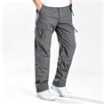 thumbnail image 2 of Men Outdoor Utility Cargo Pants Light Stretch Tough 6 Pocket All Terrain Daily Work Pants S-XL, 2 of 10