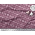 thumbnail image 3 of Soimoi Poly Georgette Fabric Plaid Check Print Fabric by The Yard 52 Inch Wide, 3 of 3