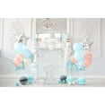 thumbnail image 3 of Macaron Powder Blue Balloons - 12 Inch Latex Balloons - 100 Pack, 3 of 4