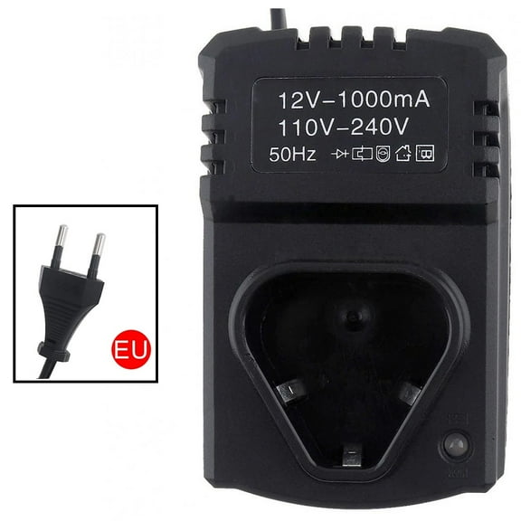 1 Pc 12V DC US/EU Li-ion Battery Charger Rechargeable Support 110-240V For Electrical Drill Screwdriver Power Tools Accessories