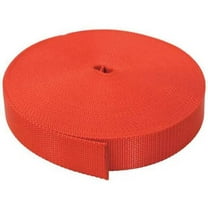 Bulk-Strap Webbing,Nylon,1" W,Red N01102R