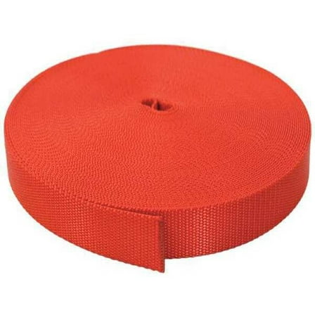 Bulk-Strap Webbing,Nylon,1" W,Red N01102R