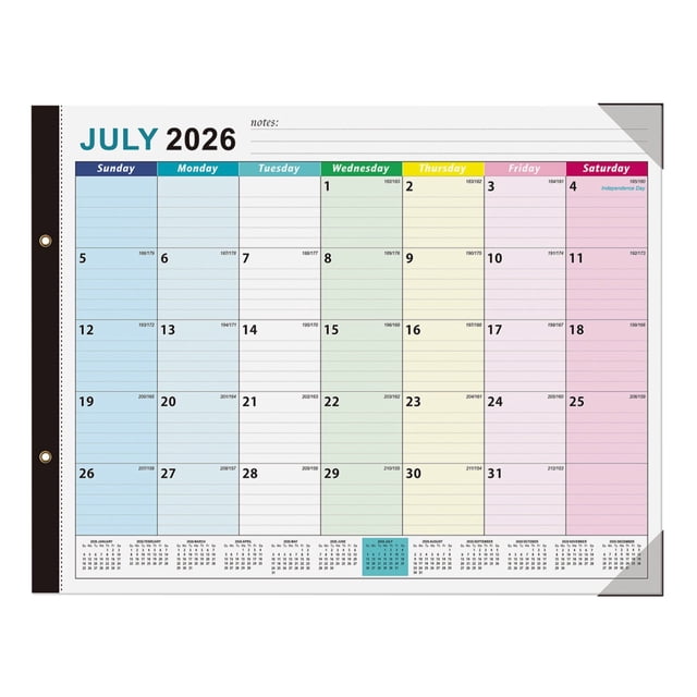 Extra Large Desk Calendar 2026 2027 Monthly Wall Calendar Oversized for Home Office