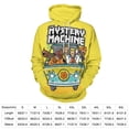 thumbnail image 2 of Scooby Doo Adult Sweater Pullover Hoodie 3D Printed Loose Hooded Long Sleeved Jackets Tops, 2 of 8