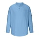 thumbnail image 5 of Blusas y camisas de manga larga con cuello redondo para hombre, blusa informal de moda con botones y manga larga, blusa tipo cárdigan para hombre, 5 of 6