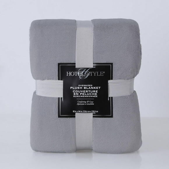 COUVERTURE EN PELUCHE SURDIMENSIONNÉE Taille 228.6cm x 238.8cm