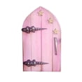 thumbnail image 2 of YUEHAO Miniature Doors For Trees Outdoor Miniature Door For Tree Decoration Garden Accessories Miniature Fairy Door Pink, 2 of 4