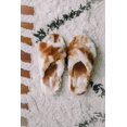 thumbnail image 3 of Elk Valley Faux Fur Slipper - Camel + Bone, 3 of 4