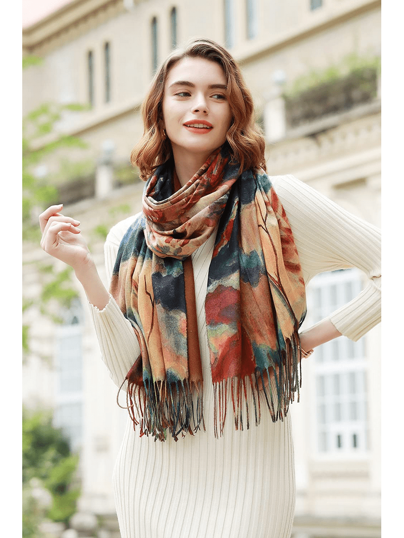 RIIQIICHY Scarfs for Women Pashmina Shawls and Wraps for Evening dresses  Winter Scarves - Walmart.com