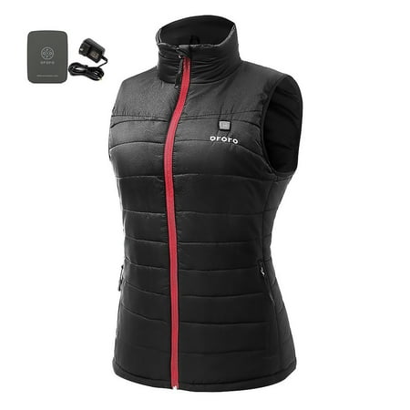 - Women's Lightweight Heated Vest with Battery Pack