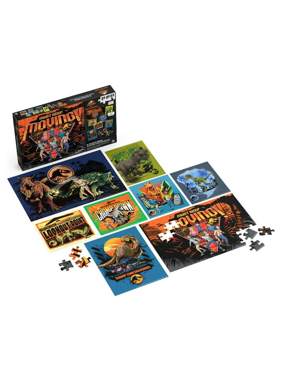 Jurassic World, Camp Cretaceous 8-Puzzle Pack, for Kids Ages 4 and up