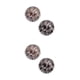 thumbnail image 3 of Soidarity Pinzas para el pelo con forma de nido de pájaro, 3 uds., pinzas para el pelo, soporte para coleta, lazos geométricos Vintage para el pelo para café/negro 2piezas Soidarity CBP586203, 3 of 5