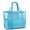 Light blue, variant on Extra Large Mesh Beach Bag | Sandproof Waterproof Pool Tote with Multi-Pockets Lightweight Swim Bag for Women, Family Vacation, Gym, Shopping, Picnic