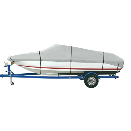 Harbor Master 300-Denier Polyester Boat Water-Resistant Cover  Gray