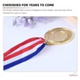 thumbnail image 4 of OULII Lot de 12 Médailles Rondes Dorées pour Cérémonies de Remise de Prix et Événements Sportifs, 4 of 7