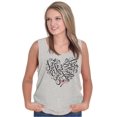 thumbnail image 3 of Live the Life You Love Positive Quote Tank Top Tee Shirt Women Brisco Brands L, 3 of 6