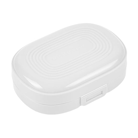 7 Compartment Weekly Organizer, moisture resistant mini storage box, removable individual containers for travel vitamins crafts small items