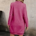 thumbnail image 7 of WJHWSX Fall Dresses for Women 2025,Womens Dresses,Dresses for Women,Long Sleeve,Pockets,Easy Care,Solid,S(US:4), 7 of 7