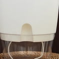 thumbnail image 3 of Plant Pots Self Watering Plastic Flowerpot Transparent Double Layer Detachable Light Flowerpot For Balcony, 3 of 6