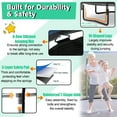 thumbnail image 4 of Gymax 8FT Recreational Trampoline w/ Ladder Enclosure Net Safety Pad Outdoor Blue, 4 of 10