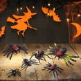 thumbnail image 2 of Juguete de araña de goma HUOGUO, simulación de Halloween para decoración, 2 of 5
