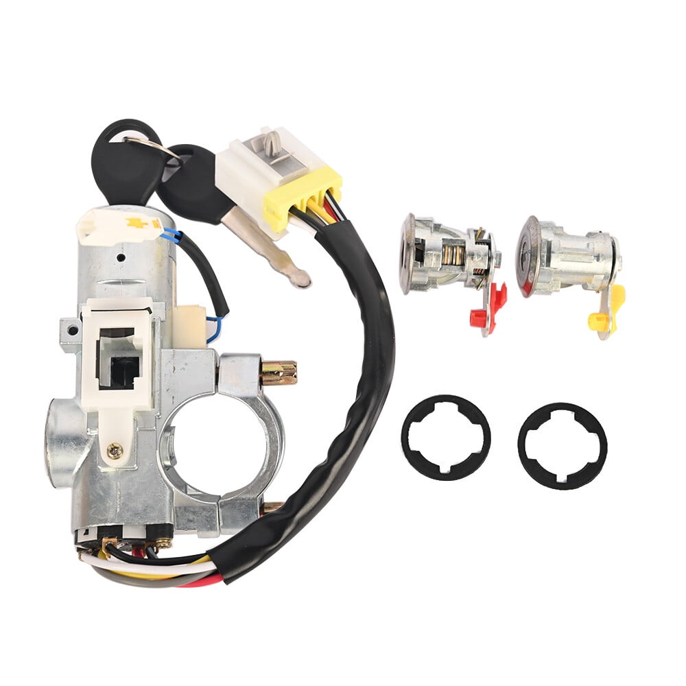 Ignition Switch and Door Lock Cylinder Set for 1999-2003 Nissan Frontier & 2000-2004 Nissan Xterra