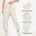 thumbnail image 3 of Rolanko Parachute Pants for Girls Y2K Cargo Trousers with Pockets Harajuku Jogger Pants, 3 of 7