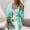 Sky Blue, variant on Tejiojio Jackets Women Casual Solid Knitting Splicing Contrasting Colors Cardigan Long Sleeve Sweaters Tops